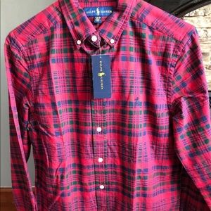 NWT BOYS RALPH LAUREN BUTTON DOWN 14/16
